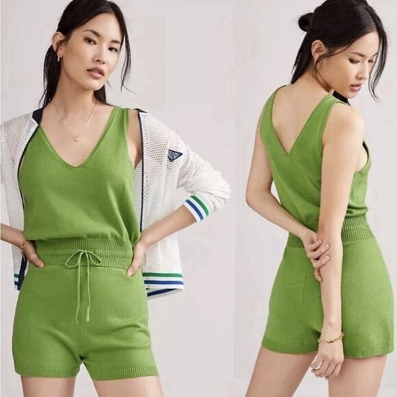 Anthro Daily Practice Knit Romper - Picture 1 of 5
